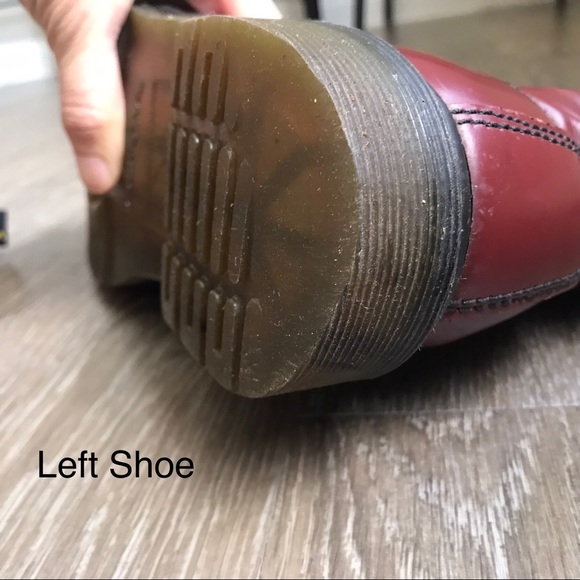 Dr. Martens Original 1460 Smooth Leather Lace Up Boots Cherry Red Size US 6 - Picture 16 of 17